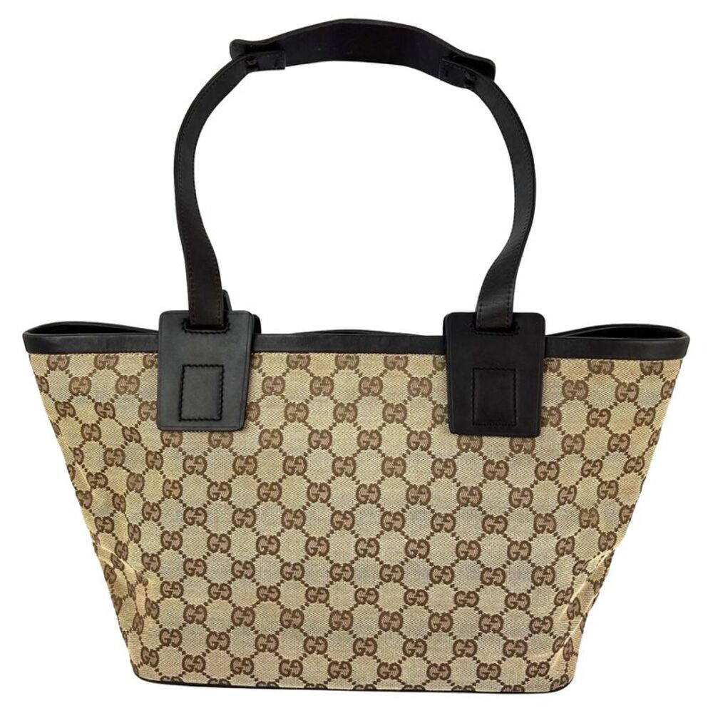 Gucci GG Canvas Dark Brown Tote